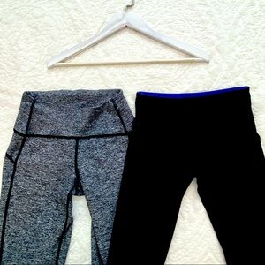 2 pairs of Lululemon pants, both size 4